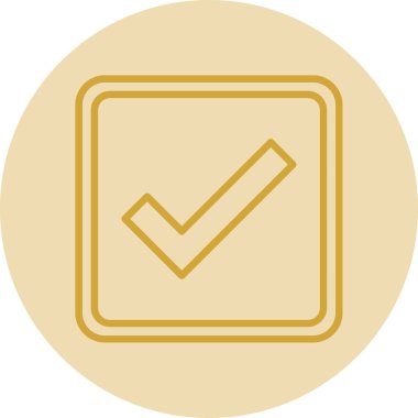 Tik tak. Web simgesi basit illüstrasyon