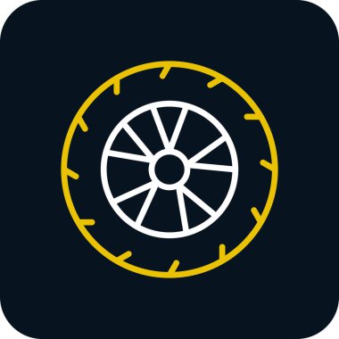 Direksiyon simgesinin vektör çizimi