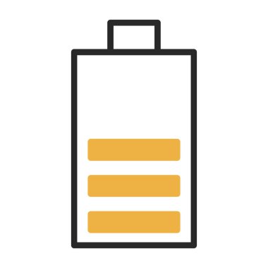 Pil simgesinin vektör illüstrasyonu