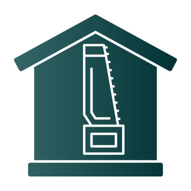 Ev Onarımı Web simgesi vektör illüstrasyonu