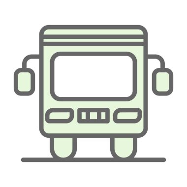 araba yolu vektör simgesi.