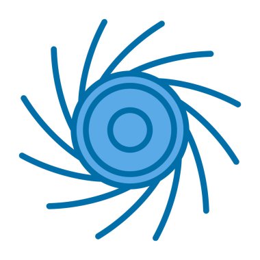 Hayran ikonu vektörü. İnce çizgi işareti. İzole edilmiş kontür sembolü gösterimi