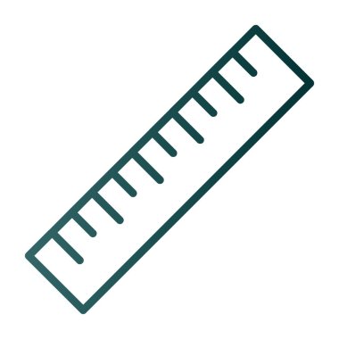 ruler icon, vector illustration simple design