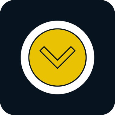 işaret simgesini işaretle, vektör illüstrasyonu 