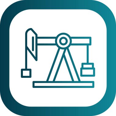 Petrol simgesinin vektör illüstrasyonu