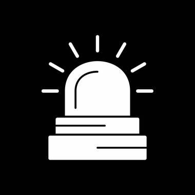 Beyaz arka plan üzerinde izole alarm simgesini 