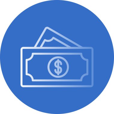 Para için. Web simgesi basit illüstrasyon 