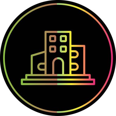 modern yapı web simgesi, vektör illüstrasyonu