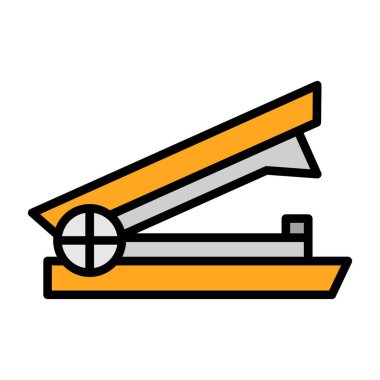 Stapler web icon, vector illustration 