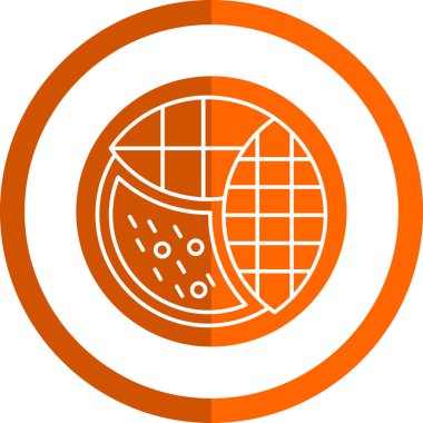 Mango yapışkan pirinç simgesi tasarımı, vektör illüstrasyonu   