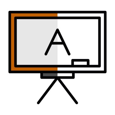 tahta simgesi. vektör illüstrasyonu