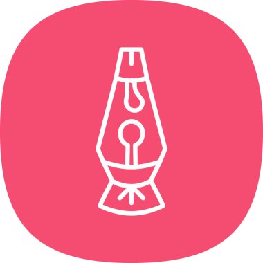 Lava lamp icon vector illustration