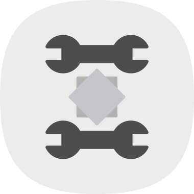 Modern b 'nin vektör illüstrasyonu vites simgesinden yoksun