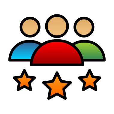 derecelendirme yıldız simge vektör