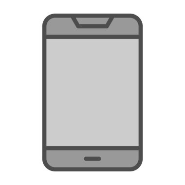 Akıllı telefon simgesinin vektör illüstrasyonu 