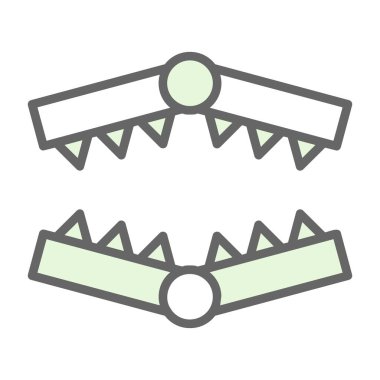 çelenk renkli vektör simgesi