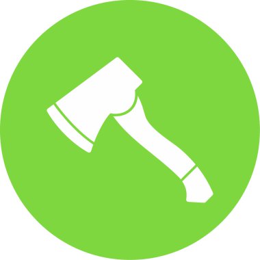 Balta simgesi, çizgi film tarzı. vektör illüstrasyonu                 