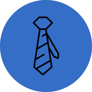 Kravat. Web simgesi basit tasarım