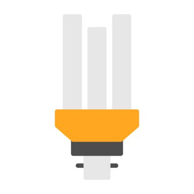 Elektrik ışık ampul vektör simgesi