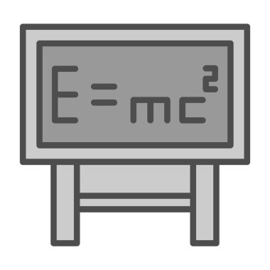 Bilim yassı vektör simgesi