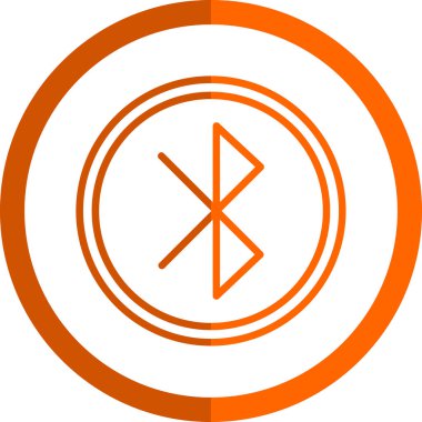 Bluetooth Web simgesi basit illüstrasyon 