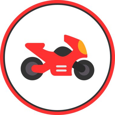 motosiklet web simgesi basit tasarım