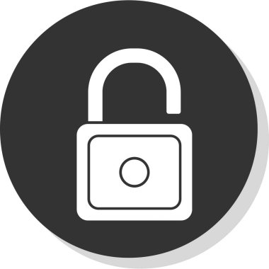 Web simgesinin kilidini aç basit illüstrasyon arkaplanı 