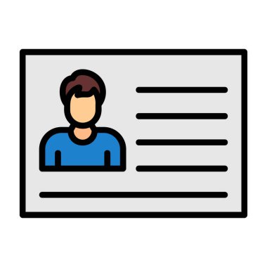 pano vektör tasarımlı erkek kullanıcı profili