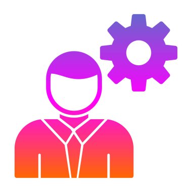 Employee businessman icon vector illustration