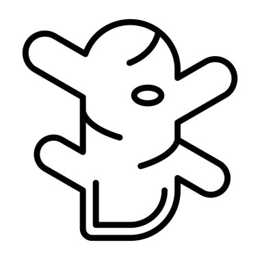 Zencefil kök simgesinin vektör illüstrasyonu 