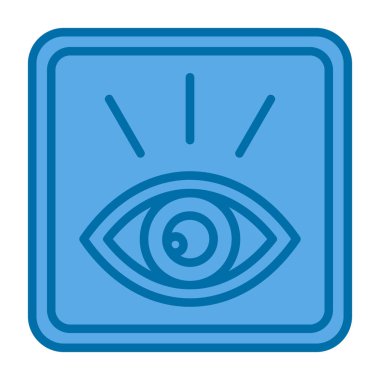 göz vektör simgesi modern basit illüstrasyon