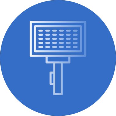 fırça ağ ikonu vektör illüstrasyonu