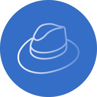 Şapka. Web simgesi basit illüstrasyon 