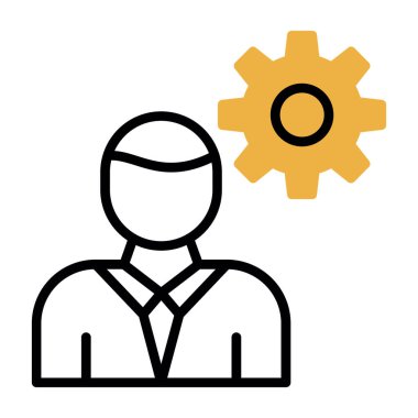 Employee businessman icon vector illustration