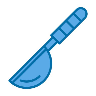 Ladle Web simgesi, vektör illüstrasyonu