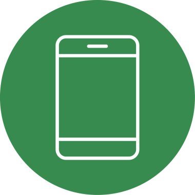 Akıllı telefon simgesinin vektör illüstrasyonu 
