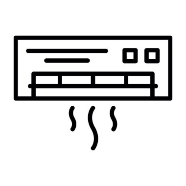 Modern klima simgesinin vektör illüstrasyonu                                     