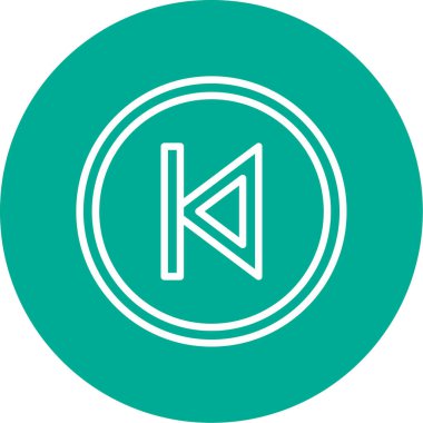 Modern b 'nin vektör illüstrasyonu eksik simgesi