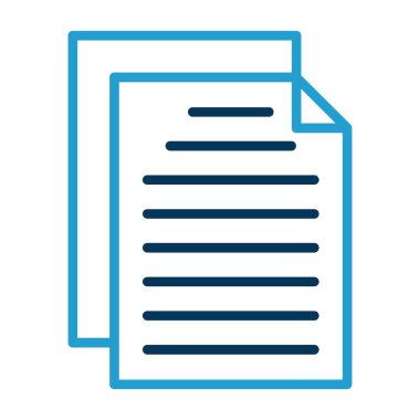 Belge. Web simgesi basit tasarım