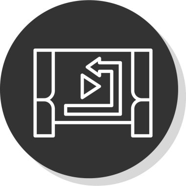 Modern b 'nin vektör illüstrasyonu eksik simgesi