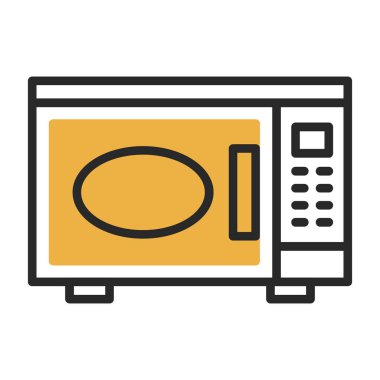 fırın ikonu vektör illüstrasyonu