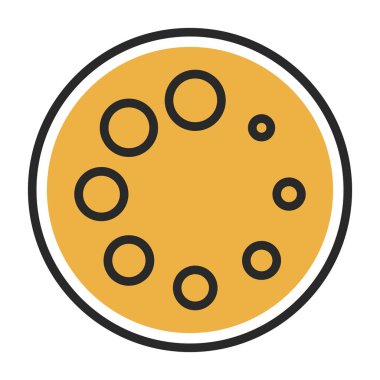 Gıda simgesinin vektör illüstrasyonu