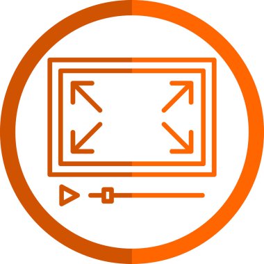 Bilgisayar. Web simgesi basit illüstrasyon