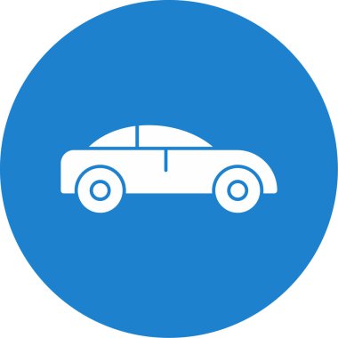 araba simgesi, vektör illüstrasyonu 