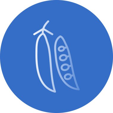 Bezelye. Web simgesi basit illüstrasyon           