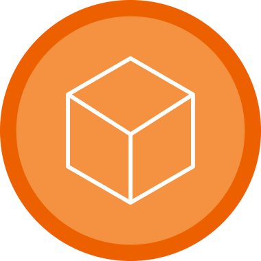 Kutu Simgesinin Vektör illüstrasyonu