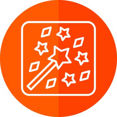 Bir yıldızın vektör illüstrasyonu