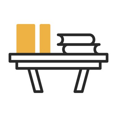 kitap ve kitaplar düz tasarım vektörü.