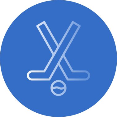 Modern Hokey simgesinin vektör çizimi                          