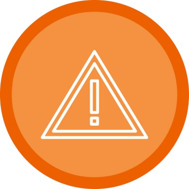 ünlem işareti simgesi vektör illüstrasyonu